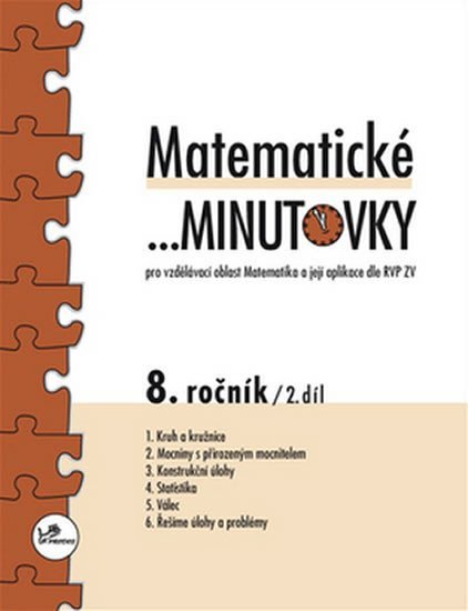 Matematické minutovky pro 8. ročník / 2. díl - Pro vzdělávací oblast Matematika a její aplykace dle RVP ZV - Miroslav Hricz