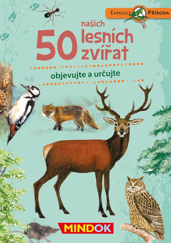 Levně Expedice příroda: 50 lesních zvířat - Mindok