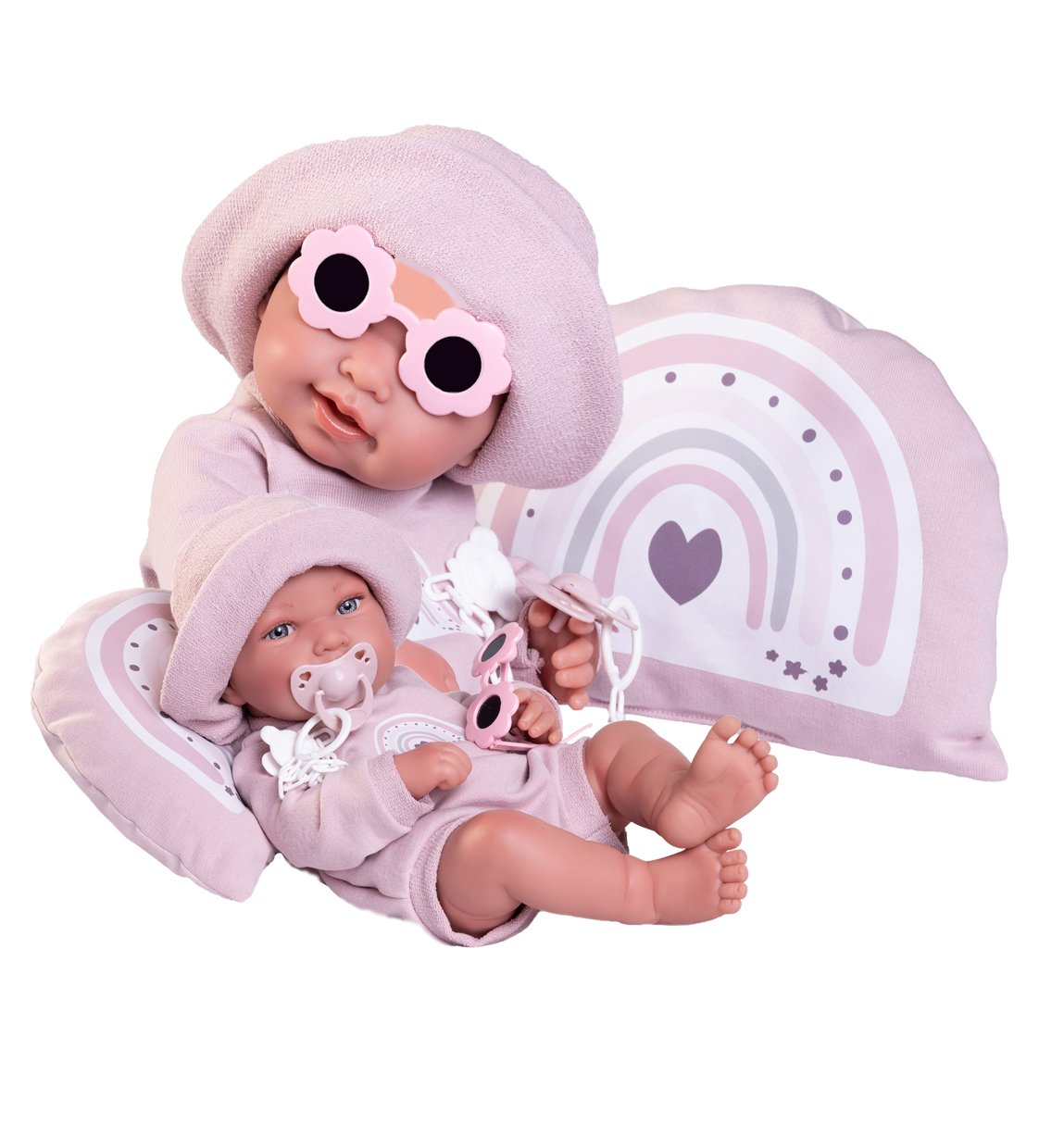 Levně Antonio Juan 50400 PIPA - realistická panenka miminko s celovinylovým tělem - 42 cm