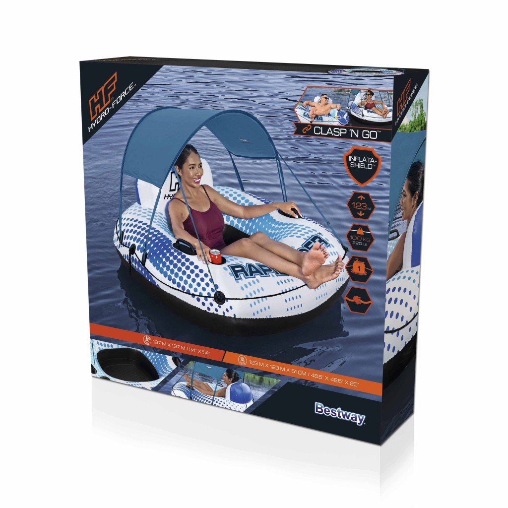 Levně Nafukovací sedátko Rapid Rider 1,37 m x 1,37 m - Alltoys Bestway