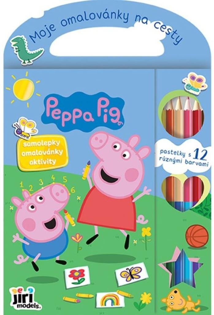 Levně Moje omalovánky na cesty Prasátko Peppa