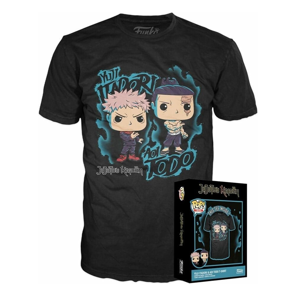 Levně Funko Triko Boxed Tee: Jujutsu Kaisen - Yuji &amp; Aoi (velikost L)