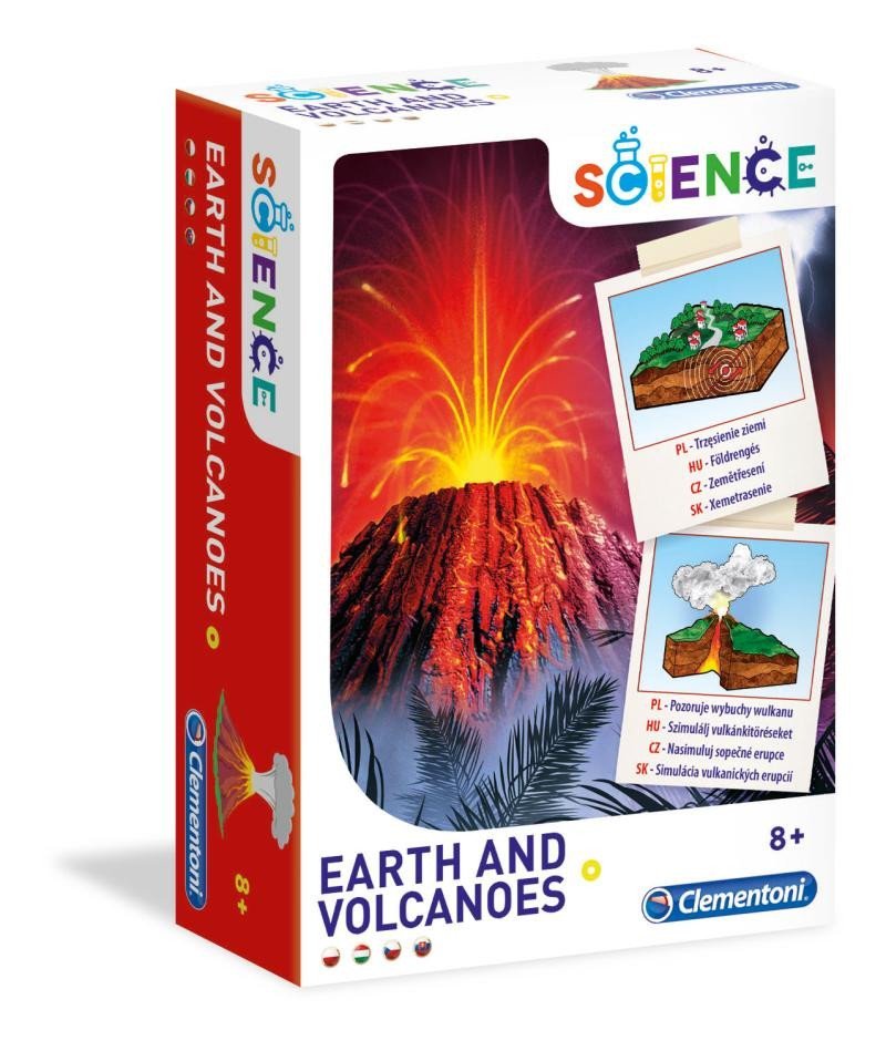 Levně Clementoni - Země a vulkány - vědecká sada SCIENCE - Clementoni