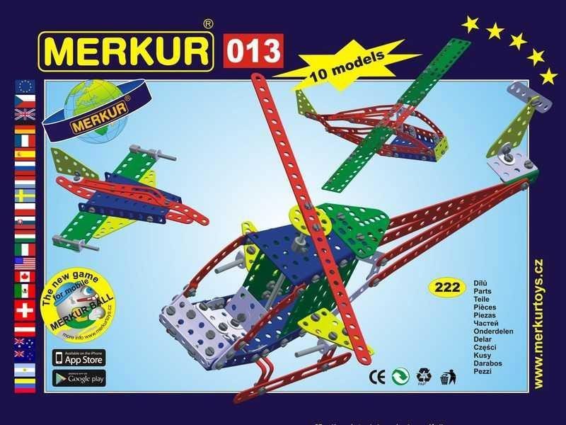 Levně Merkur 013 Vrtulník 222 dílů, 10 modelů