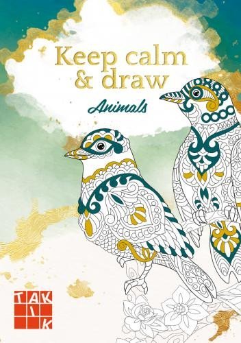 Keep calm &amp; draw - Animals (antistresové omalovánky)