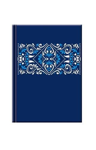 Levně Notes Folk Ornament/modrý