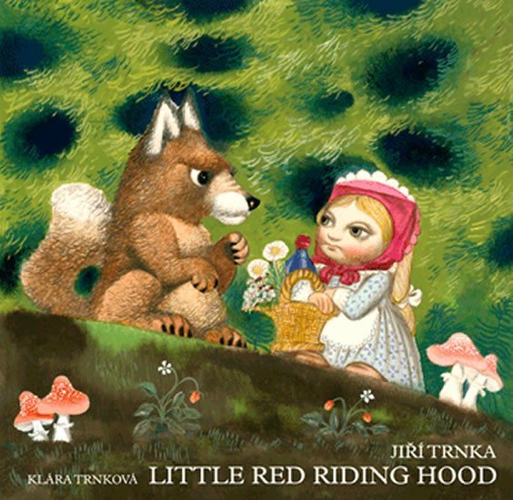 Little Red Riding Hood / Červená karkulka anglicky - prostorové leporelo s loutkami - Jiří Trnka