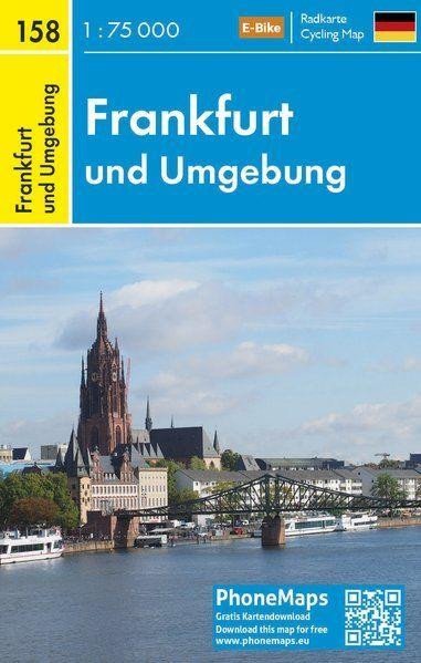 Levně PMG 158 Frankfurt und Umgebund 1:75 000