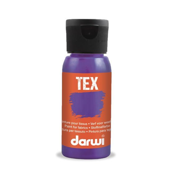Levně DARWI TEX barva na textil - Šeříková 50 ml