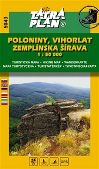 Levně Poloniny, Vihorlat, Zemplínska šírava 1:50 000