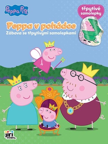 Levně Zábava se třpytivými samolepkami Prasátko Peppa