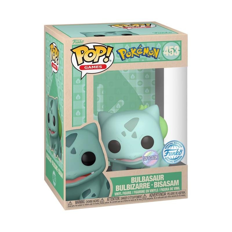 Product detail of Funko POP Games: Pokemon - Bulbasaur (Soft Color) #453