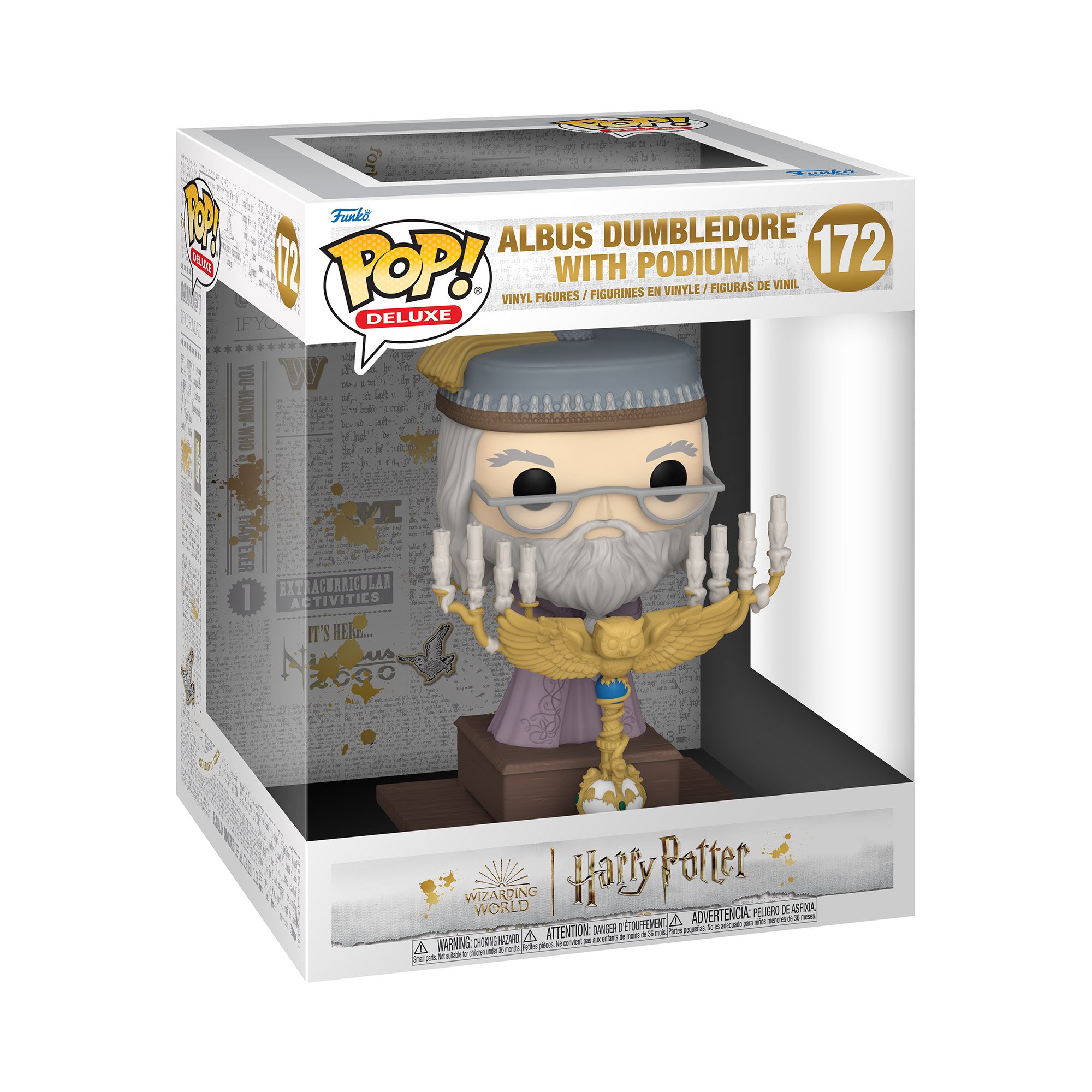 Levně Funko POP Deluxe: Harry - Dumbledore with Podium