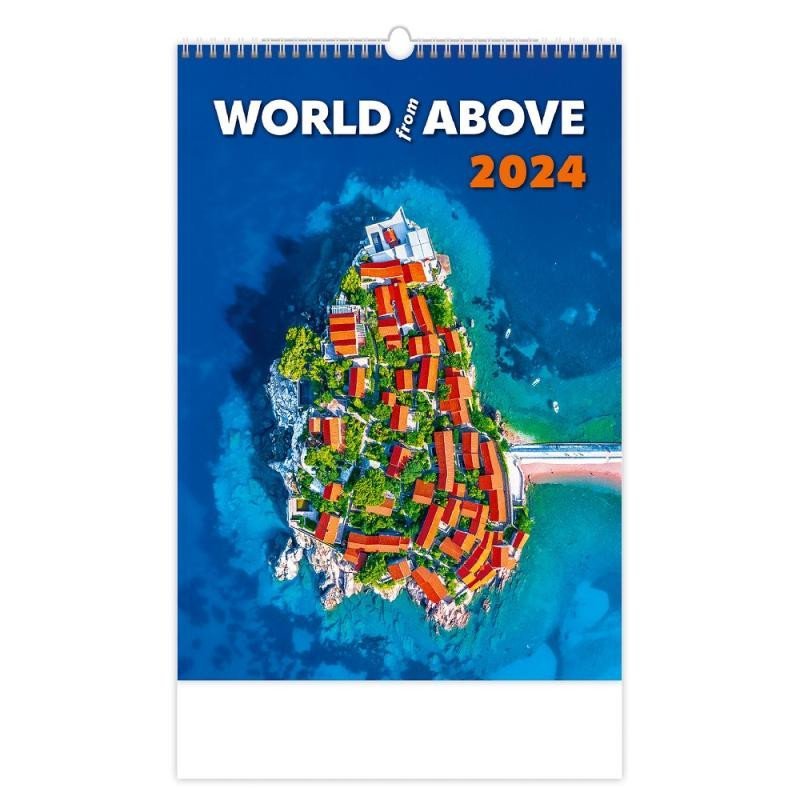 Levně Kalendář nástěnný 2024 - World from Above