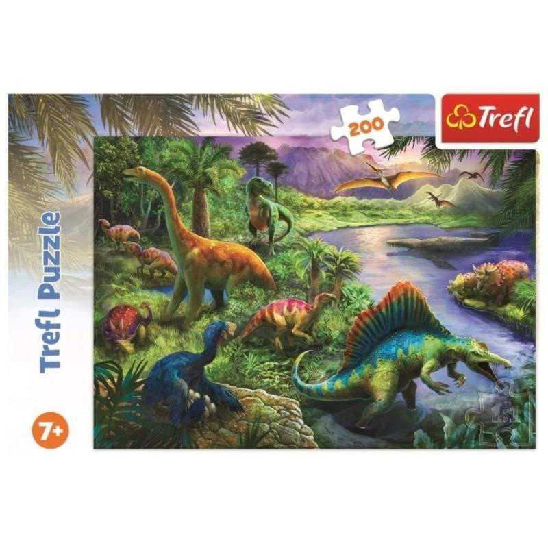 Levně Trefl Puzzle Dinosauři 200 dílků
