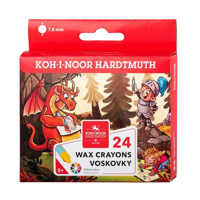 Product detail of Koh-i-noor voskovky WAX CRAYONS - 24ks
