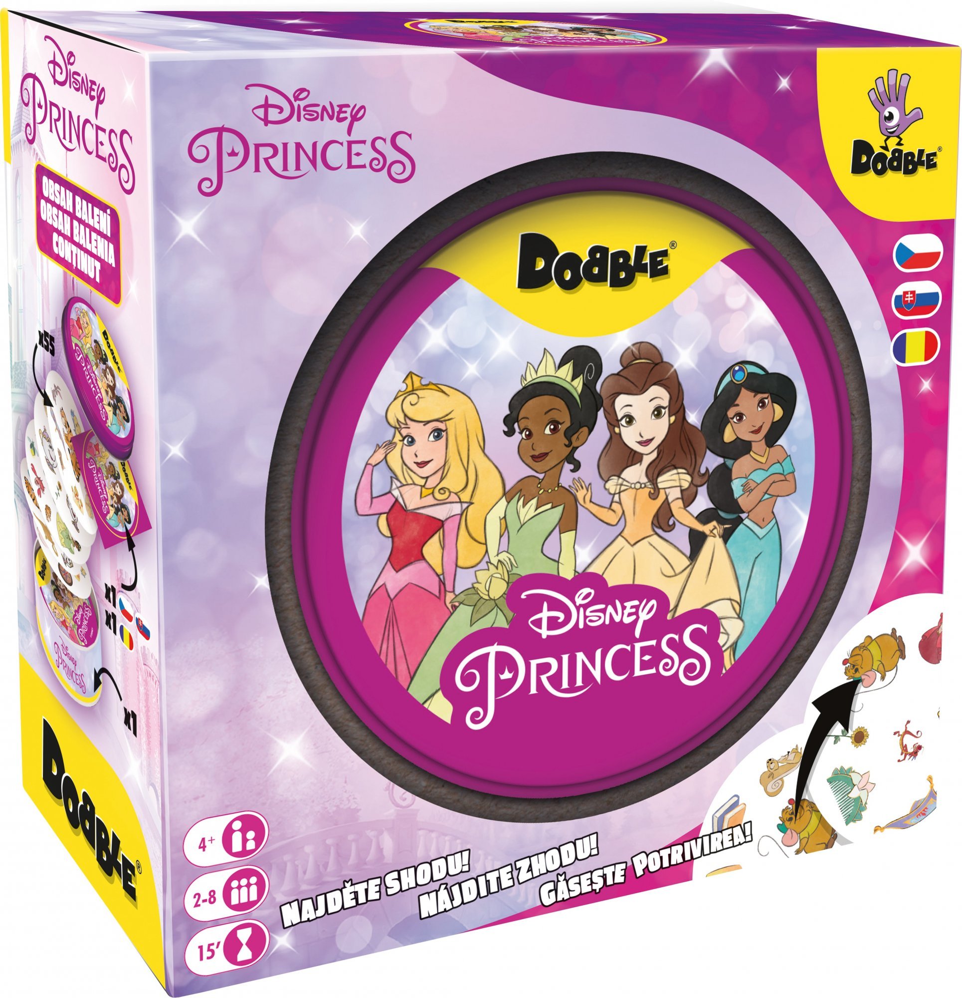 Dobble Disney Princezny - postřehová hra - ADC HRY