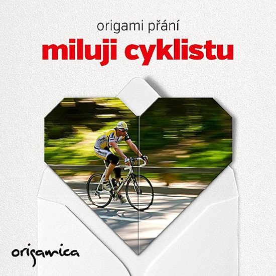 Levně Origami přání - Miluji cyklistu
