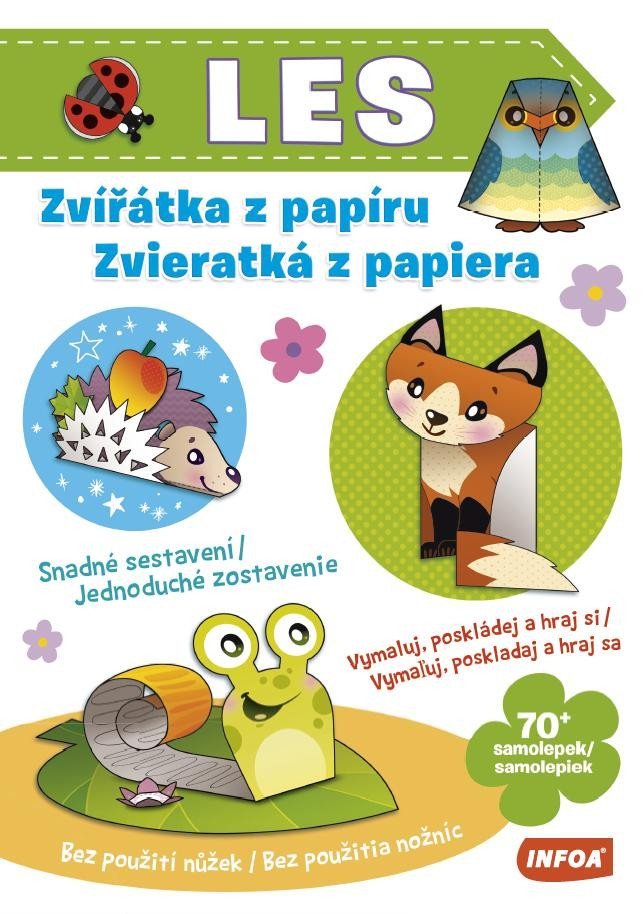 Levně Les - Zvířátka z papíru / Zvieratká z papiera