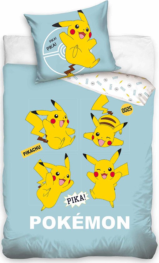 Levně Dětské povlečení Pokémon Pika Pika Pikachu