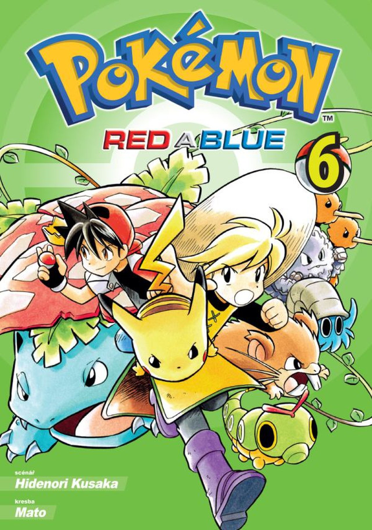 Levně Pokémon 6 - Red a blue - Hidenori Kusaka