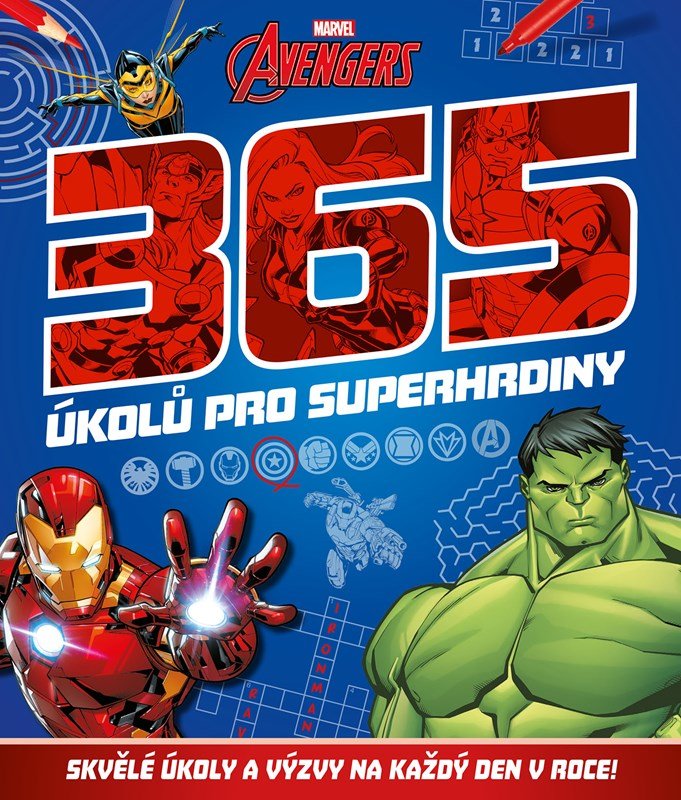 Levně Marvel Avengers - 365 úkolů pro superhrdiny - Kolektiv