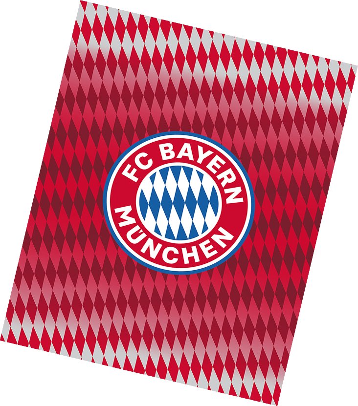 Levně Fotbalová deka FC Bayern Mnichov Diamonds 130x170 cm