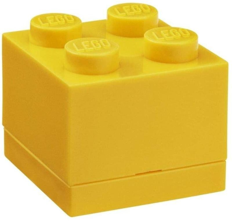 Levně Úložný box LEGO Mini 4 - žlutý