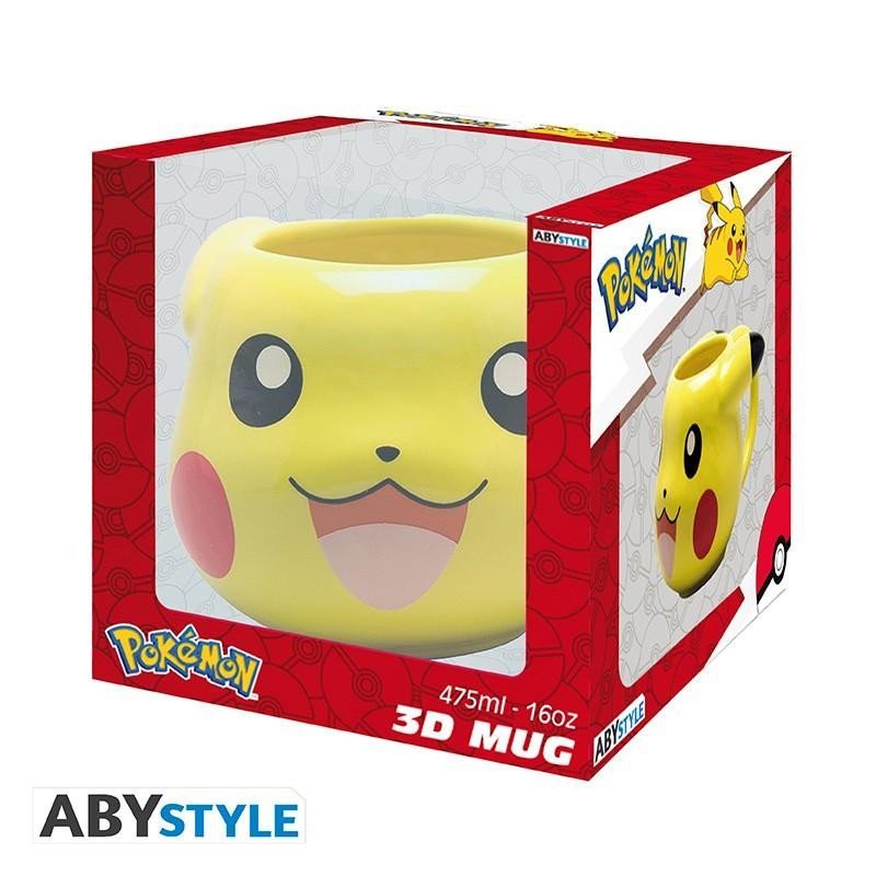 Levně Pokémon 3D Hrnek - Pikachu 475 ml