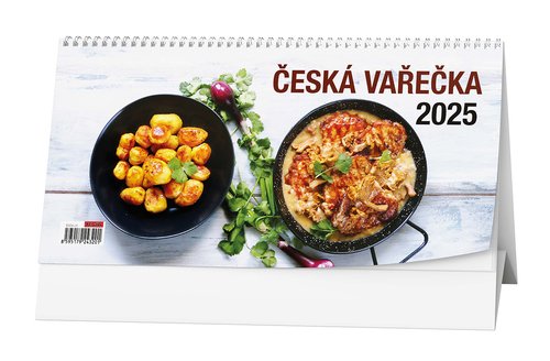Levně Česká vařečka 2025 - stolní kalendář