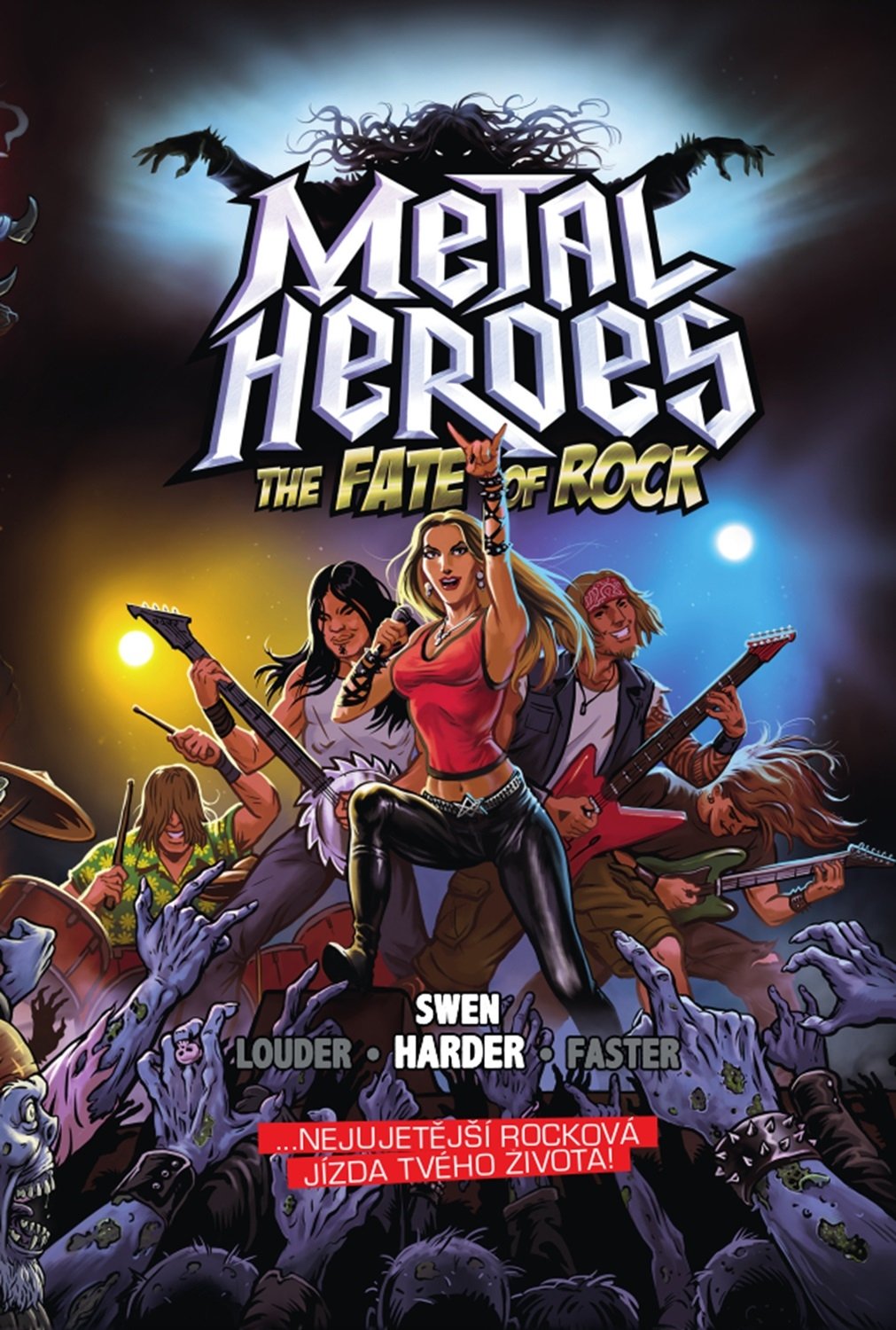 Levně Metal Heroes: The Fate of Rock (gamebook) - Swen Harder