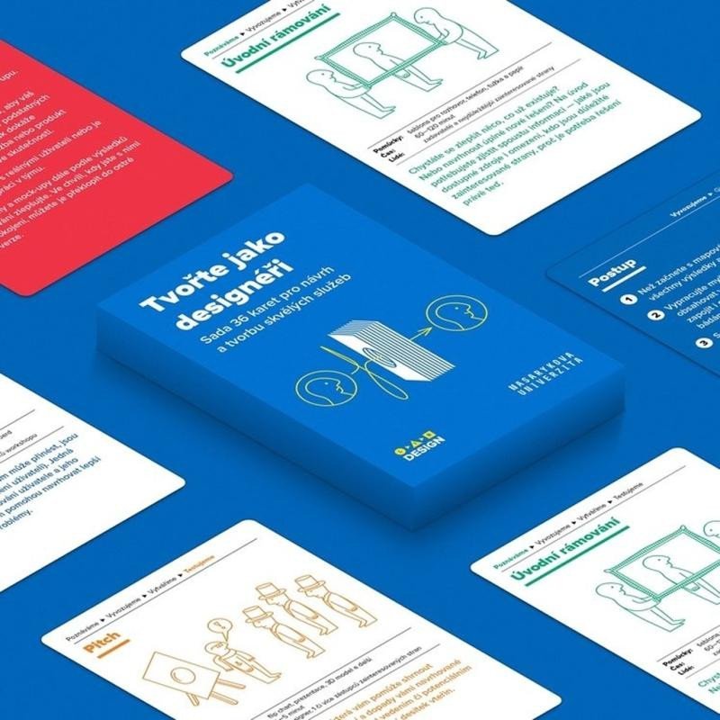Levně Tvořte jako designéři - Sada 36 karet pro návrh a tvorbu skvělých služeb - Roman Novotný