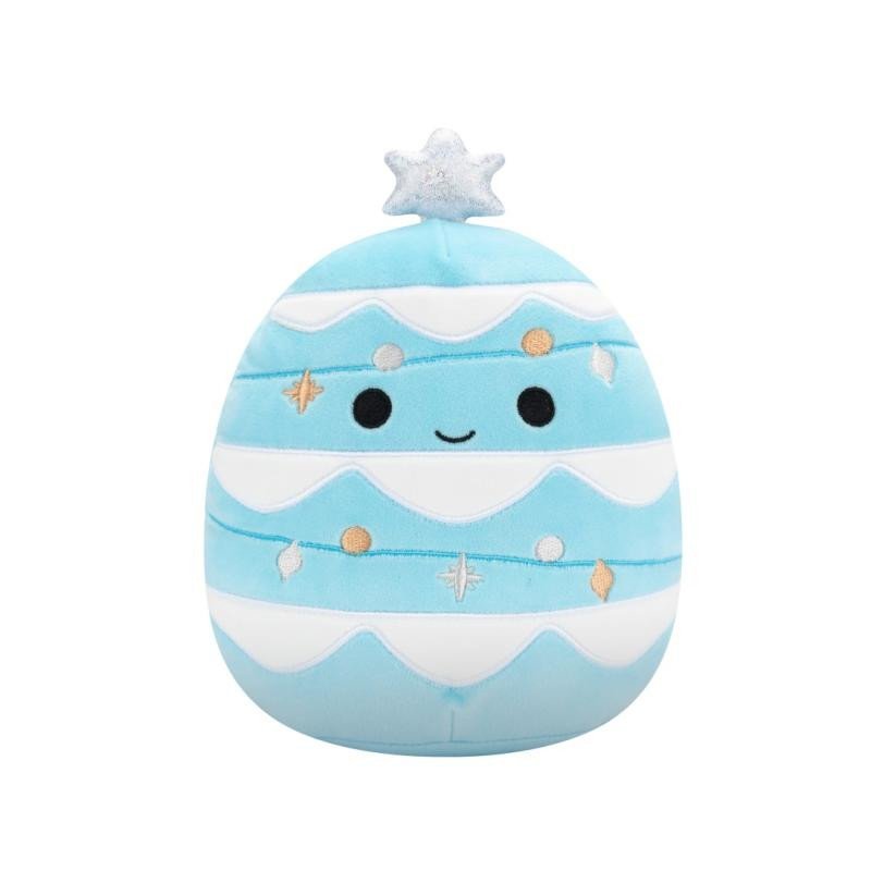 Levně Squishmallows Modrý vánoční stromek Keiko 20 cm