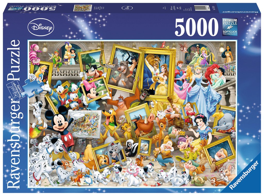 Product detail of Puzzle Disney: Portréty postaviček 5000 dílků