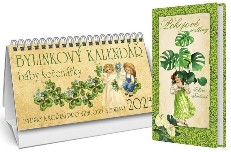 Bylinkový kalendář 2023 + Pokojové rostliny - Klára Trnková