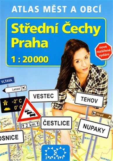 Levně Střední Čechy a Praha 1:20 000 (ČJ, AJ, NJ, FJ, RJ)