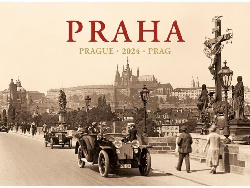 Levně Kalendář 2024 Praha - Prague - Prag - nástěnný