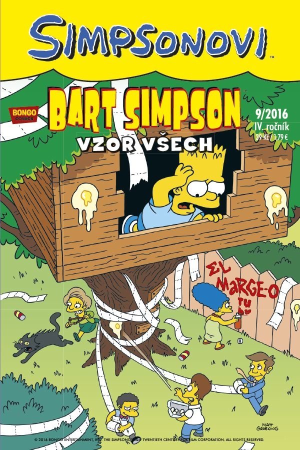 Simpsonovi - Bart Simpson 9/2016 - Vzor všech - Matthew Abram Groening