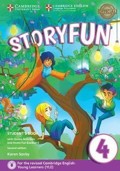 Storyfun for Movers Level 4 Student´s Book with Online Activities and Home Fun Booklet 4 - Karen Saxby