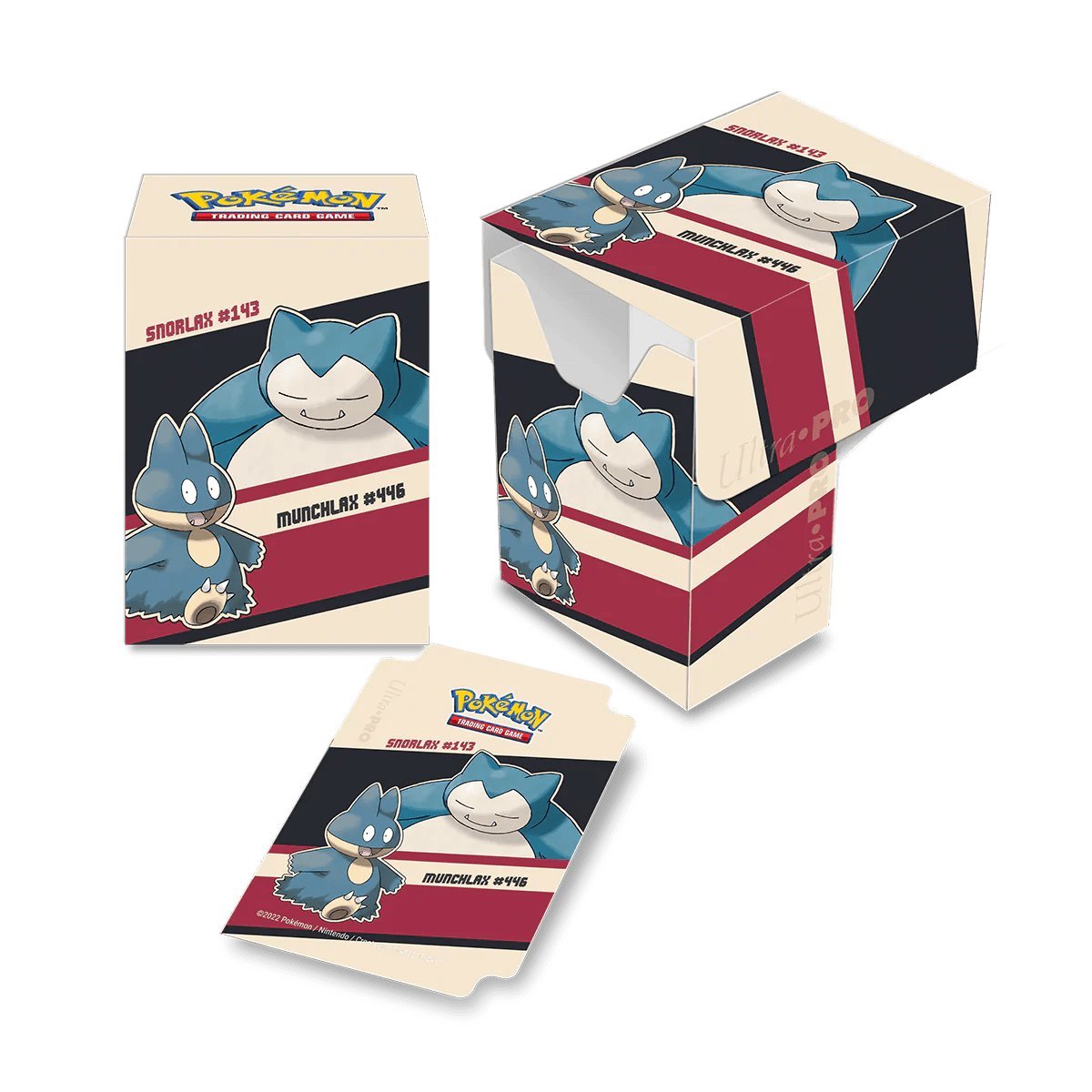 Levně Pokémon: Deck Box krabička na 75 karet - Snorlax and Munchlax