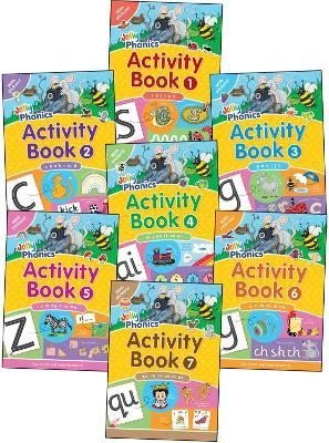 Levně Jolly Phonics Activity Books 1-7: in Precursive Letters (British English edition) - Sara Wernham