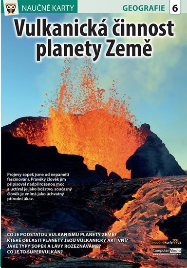 Levně Vulkanická činnost planety Země - Naučné karty