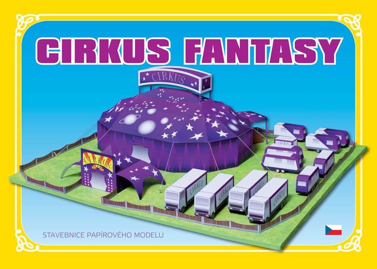 Levně Cirkus Fantasy - Stavebnice papírového modelu