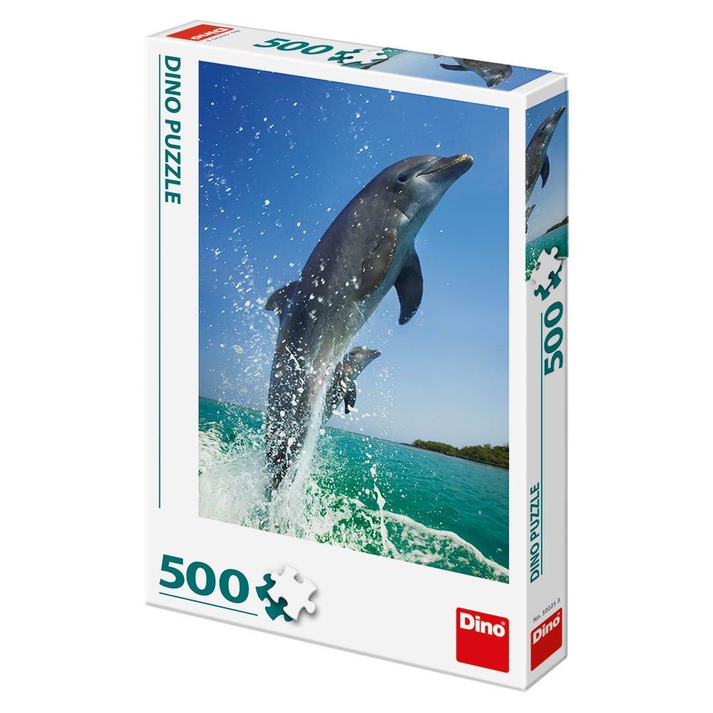 Levně Delfíni: puzzle 500 dílků - CZ Drami