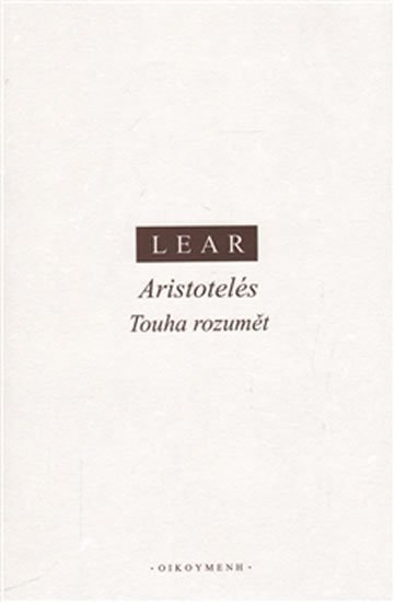 Levně Aristotelés / Touha rozumět - Jonathan Lear