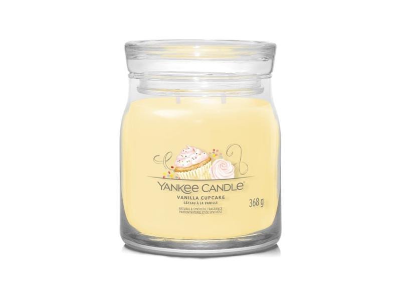 Levně YANKEE CANDLE Vanilla Cupcake svíčka 368g / 2 knoty (Signature střední)