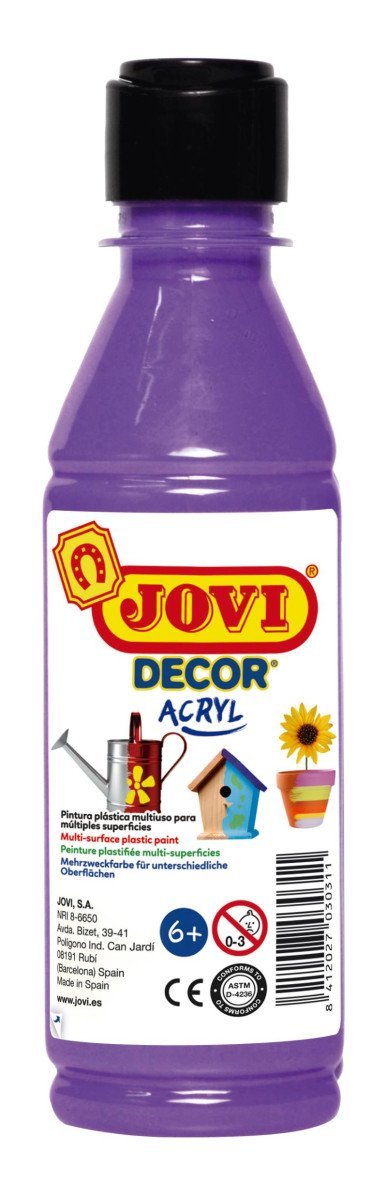 Levně JOVI Decor akrylová barva - fialová 250 ml