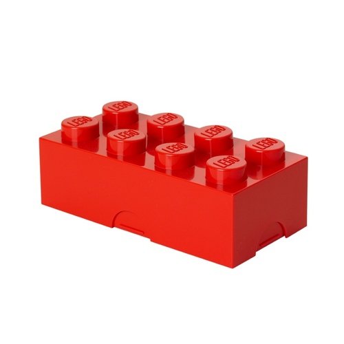 Levně Svačinový box LEGO - červený