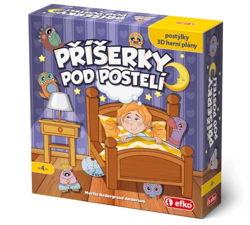 Levně Příšerky pod postelí - dětská postřehová hra