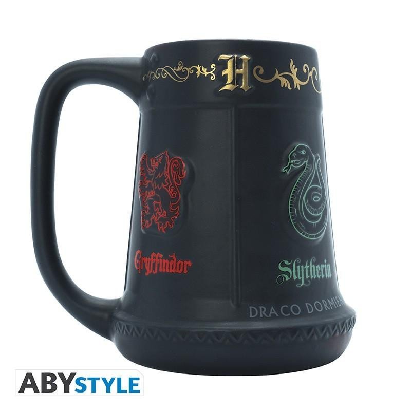 Levně Harry Potter 3D Hrnek - Bradavické koleje 650 ml